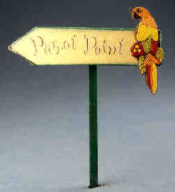 Beach sign - Parrot Point